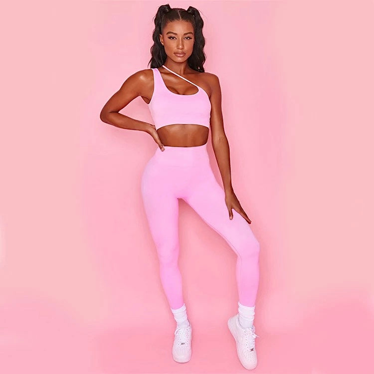 Bubble alakformáló leggings pink - Szofia Fashion