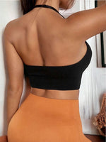 Coal Me ☏ Backless Sports Bra